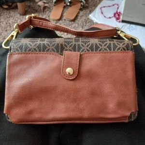 Cute women's purse (brown and gold)